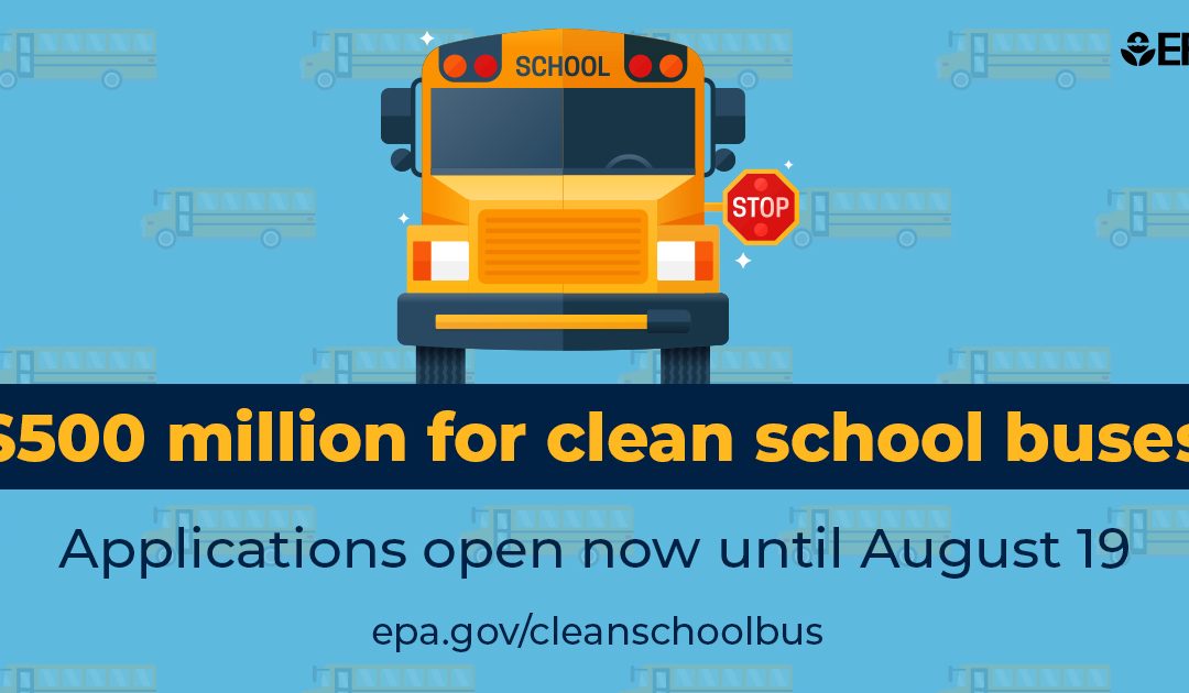 U.S. EPA Clean School Bus Rebate Program Accepting Applications